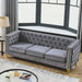 Modern Sofa With Button Tufting, Upholstered Couch For Living Room Home Essentials