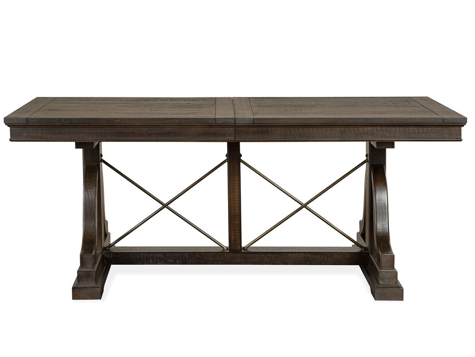 Westley Falls - Extendable Trestle Dining Table Set Magnussen Furniture