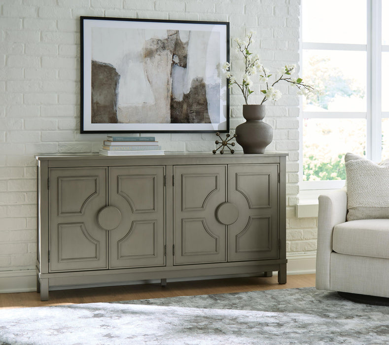 Darlock - Accent Cabinet - Warm Gray Signature Design by Ashley®