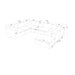 Custom Configuration Modular Sectional With Toss Pillows Home Essentials