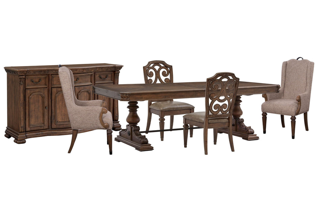 Durango - Extendable Trestle Dining Table Set Magnussen Furniture