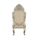 Sorina - Side Chair (Set of 2) - Synthetic Leather & Antique Gold ACME