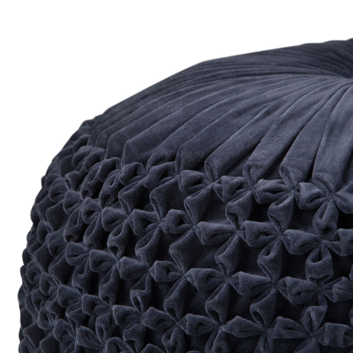 Renee - Handcrafted Round Pouf Simpli-Home