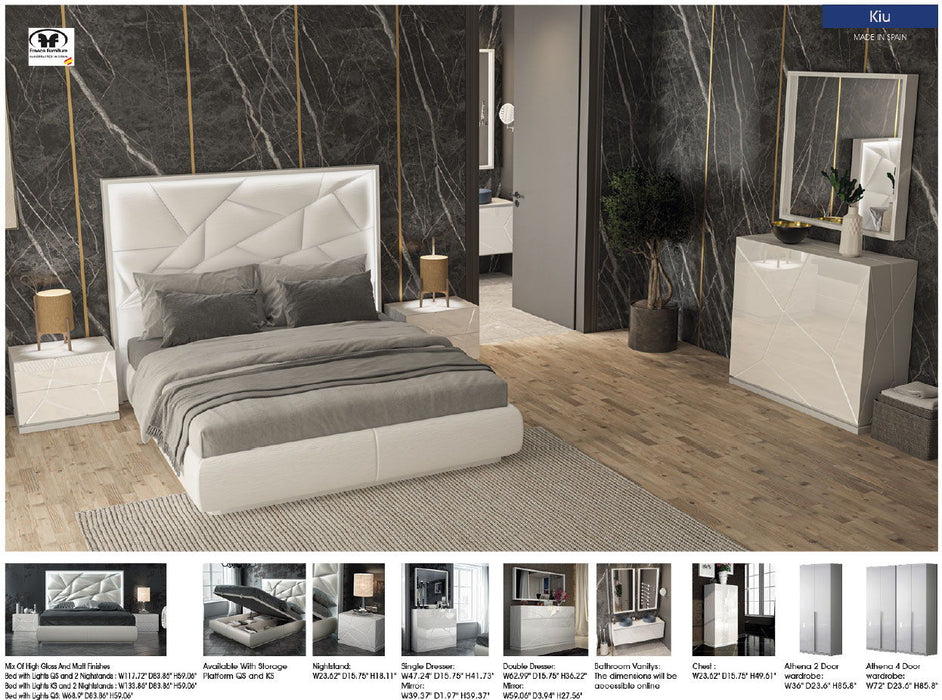 Kiu - Bed With Light Franco Spain