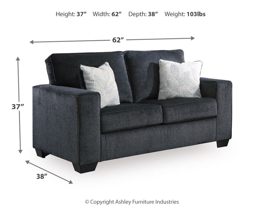 Altari - Stationary Loveseat Signature Design by Ashley®