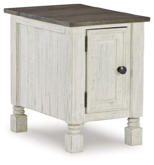 Havalance - Chair Side End Table - White / Gray Signature Design by Ashley®