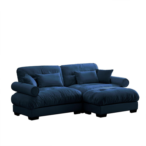 Super Comfort Oversized Modular Sectional Sofa With Movable Ottoman Home Essentials