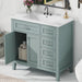 Modern Bathroom Vanity With Sink, Freestanding Design With Drawers And Doors Hearth and Haven
