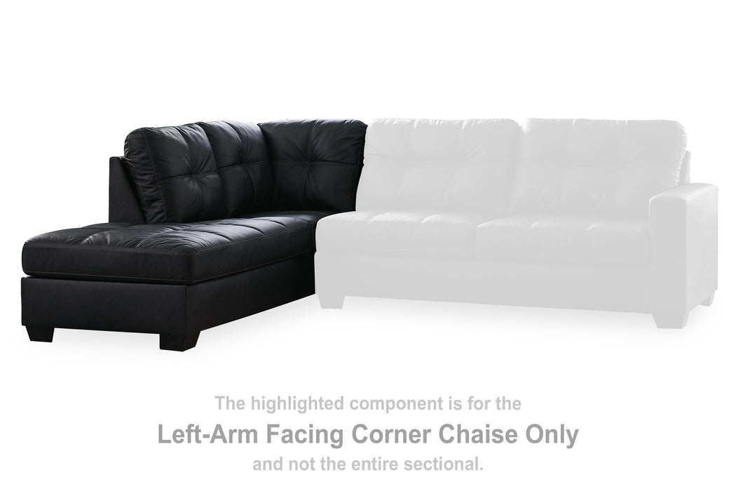 Barlin Mills - Laf Corner Chaise - Carbon Benchcraft®