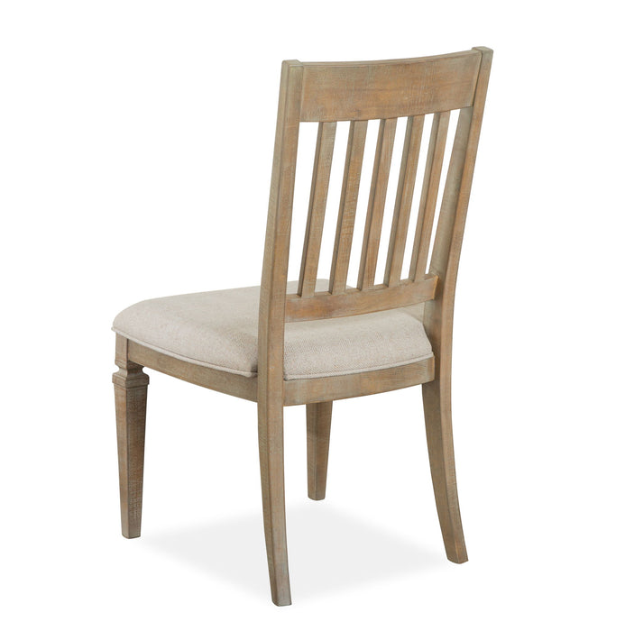 Lancaster - Dining Side Chair With Upholstered Seat (Set of 2) - Dovetail Gray Magnussen Furniture