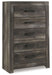 Wynnlow - Five Drawer Chest - Gray Signature Design by Ashley®