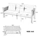 Patio Set Outdoor With Coffee Table And Cushions Hearth and Haven