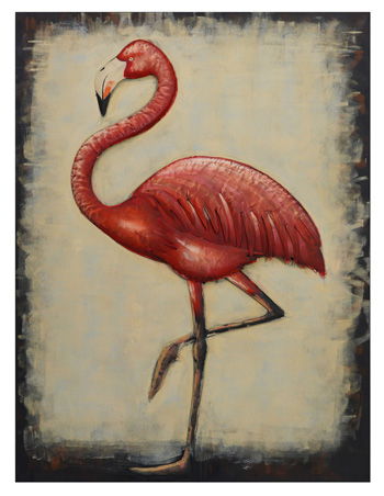 Finnridge - Indoor/Outdoor Wall Decor - Pink / Beige / Black Signature Design by Ashley®