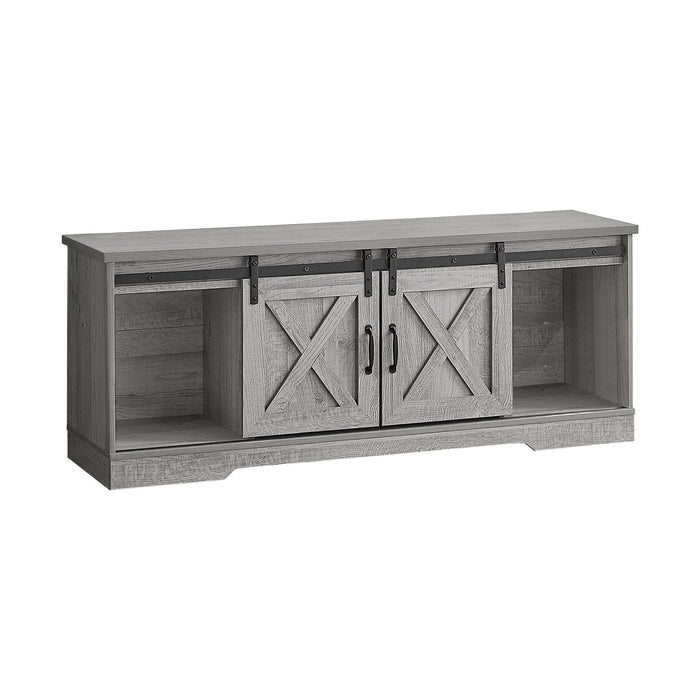 TV Stand, Console Media Entertainment Center, Storage Cabinet, Transitional 8th Street