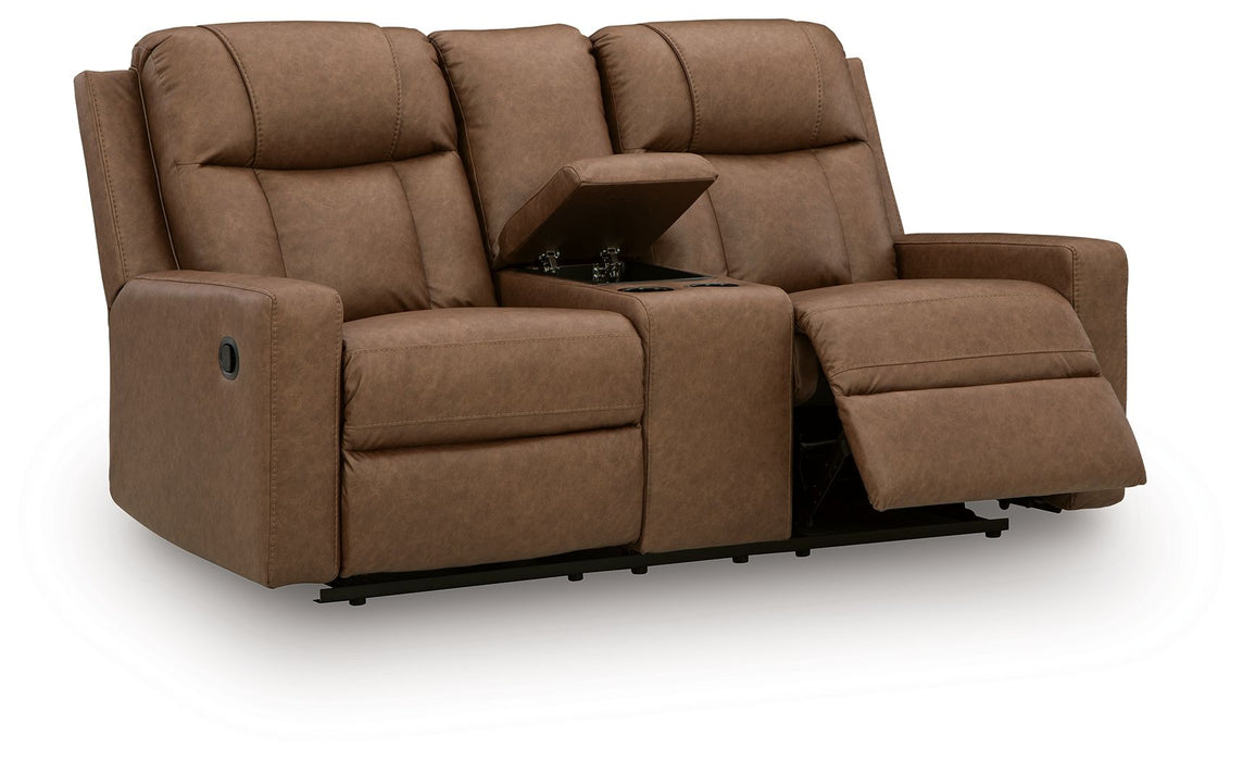 Mackmenville - Double Reclining Loveseat With Console Benchcraft®