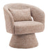 Liva - Swivel Chair - Frosty Brown Zuo Modern