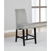Upholstered Counter Stools (Set of 2) - Gray Furniture Max
