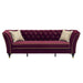 3 Person Sofa With Deep Seat, Tufted Backrest Home Essentials