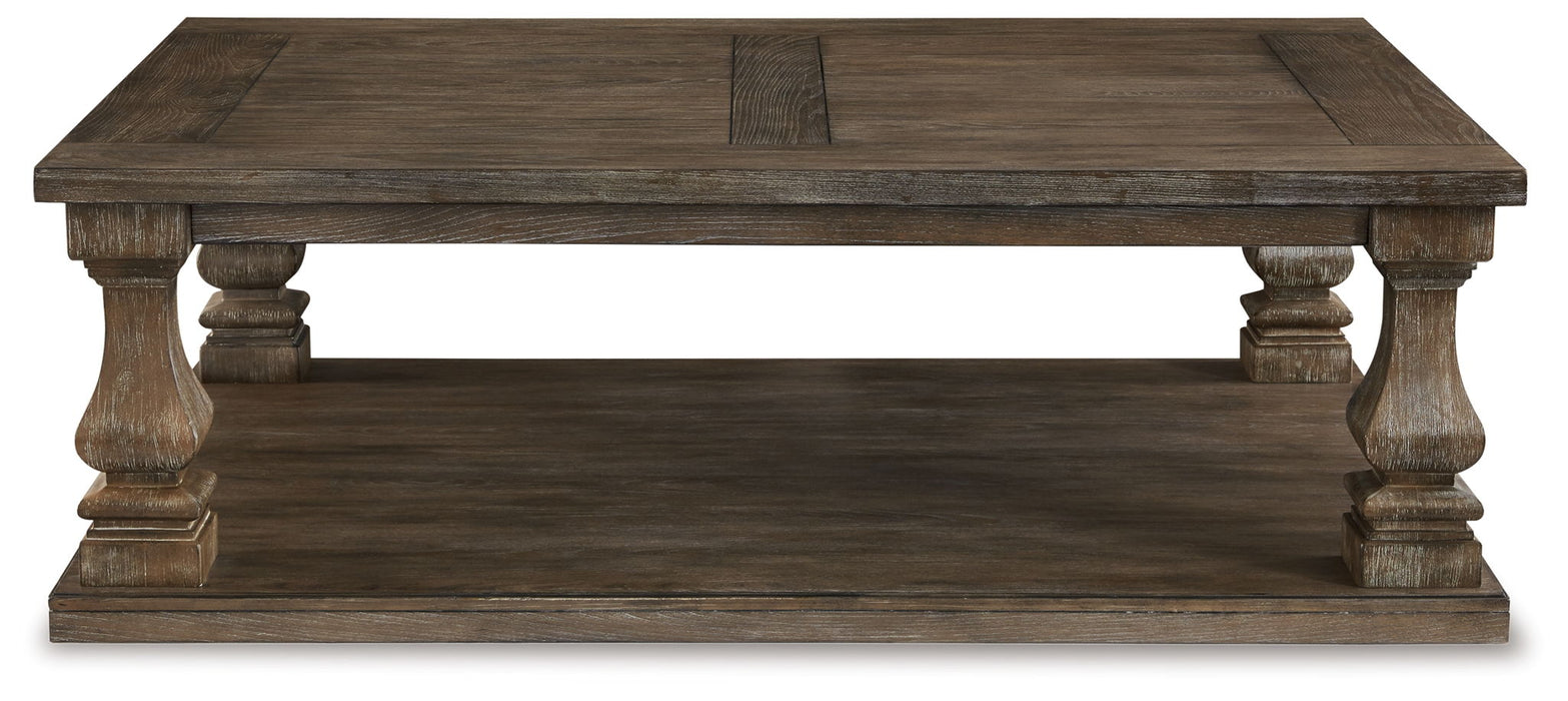 Johnelle - Rectangular Cocktail Table - Gray Signature Design by Ashley®
