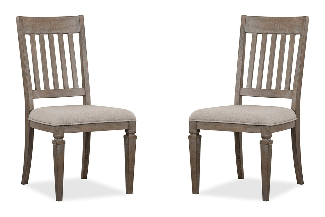 Lancaster - Dining Side Chair With Upholstered Seat (Set of 2) - Dovetail Gray Magnussen Furniture