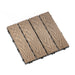 Patio Deck Tiles, Interlocking Diy Flooring For Indoor / Outdoor Use (Set of 22) - Teak Daily Nest