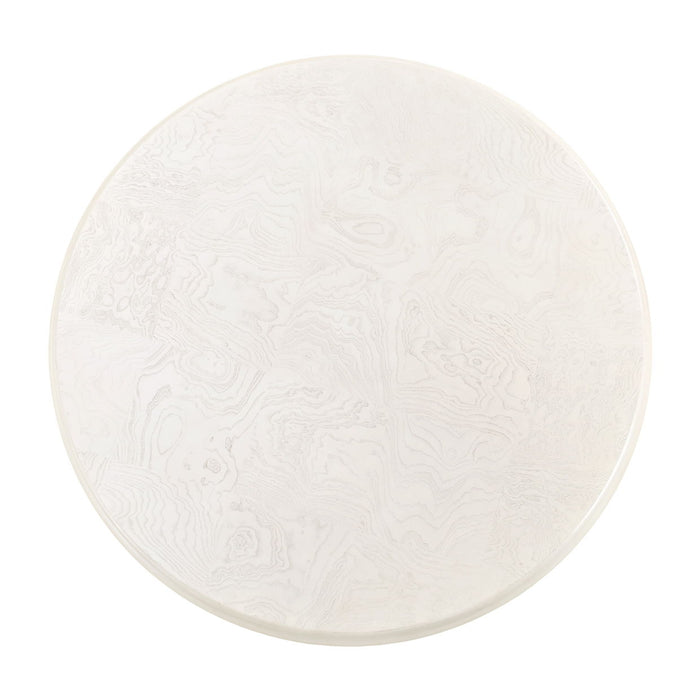 La Terrazza - 54" Round Dining Table - Creamy Pearl