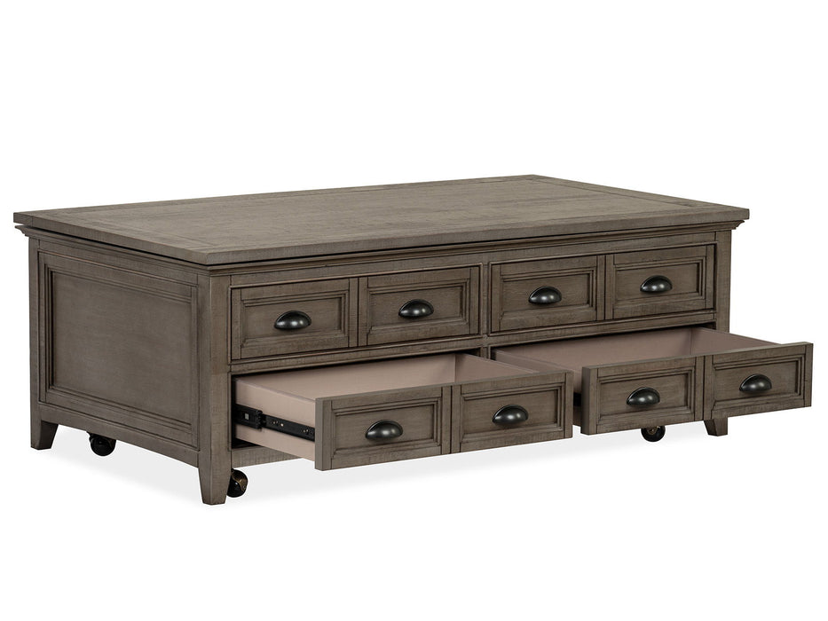 Paxton Place - Lift Top Storage Cocktail Table With Casters - Dovetail Gray Magnussen Furniture