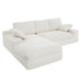 Compressed Sofa With 3 Back Cushions, 2 Throw Pillows Home Essentials