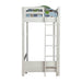 Celerina - Twin Loft Bed - Weathered White ACME