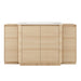 Freestanding Bathroom Vanity With Sink, 2 Small Storage Cabinets, Soft Close Doors Home Essentials