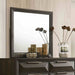 Dresser With Mirror Beveled Bracket Feet Handles 8 Drawers - Espresso Home Essentials
