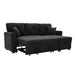 Sleeper Sectional With Pull Out Bed, Reversible Chaise Home Essentials