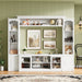 All-In-One TV Stand With Bookcase For TVs Up To 65" Hearth and Haven