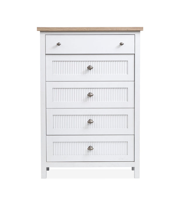 Windmill Harbour - Drawer Chest - White Whisp And Sand Magnussen Furniture