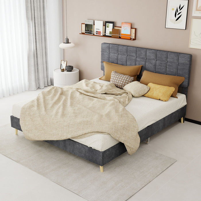 Yungan Lingge Minimalist Soft Pack Headboard Bed Home Essentials