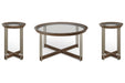 Elora - Round Cocktail Table Set Magnussen Furniture