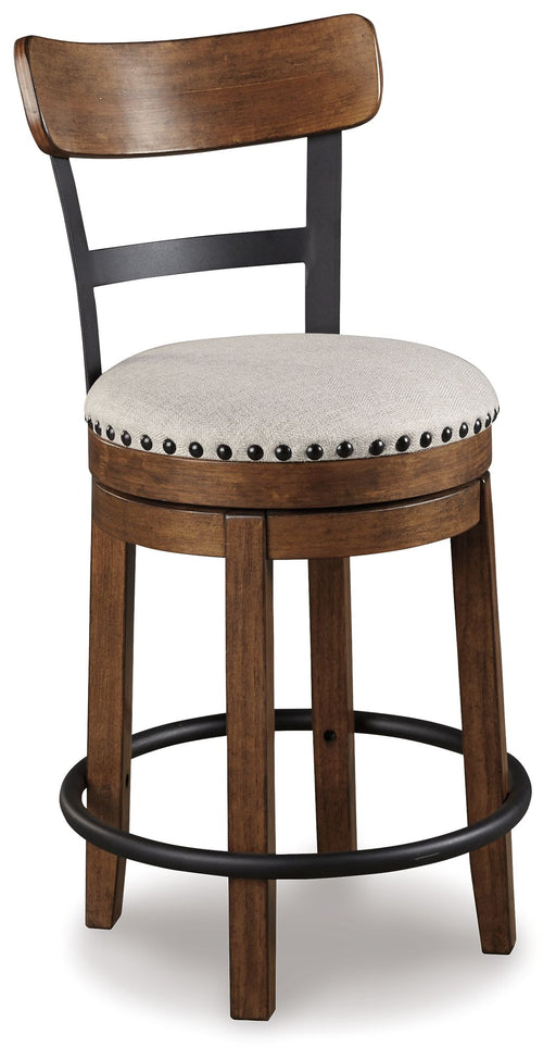 Valebeck - Full Back Swivel Stool Signature Design by Ashley®