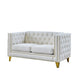 Modern Sofa With Button Tufting, Upholstered Couch For Living Room Home Essentials
