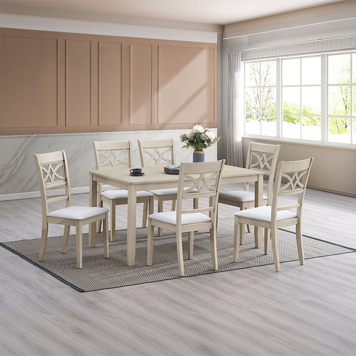 Ferris - Dining Table - Antique Gray ACME