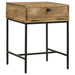 Wyrik - Rectangular Side End Table - Honey Furniture Max