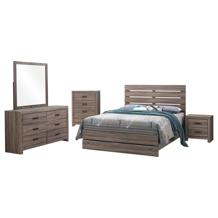 Geary - Slatted Headboard Panel Bedroom Set Furniture Max