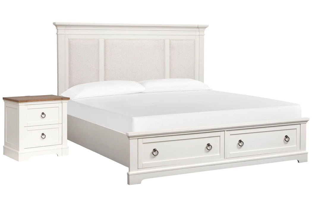 Kingston - Upholstered Panel Storage Bedroom Set Magnussen Furniture