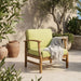 Perla - Contemporary Club Chair With Water Resistant Cushionі Noble House