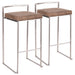 Fuji - Contemporary And Elegant Design Stackable Barstool Lumi Source