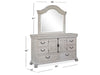Bronwyn - Shaped Mirror - Alabaster Magnussen Furniture