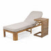 Outdoor Chaise Lounge Set With Side Table, 5 Position Adjustable Patio Recliner Noble House