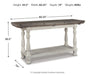 Havalance - Flip Top Sofa Table - Gray / White Signature Design by Ashley®