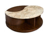 McPherson - Round Cocktail Table With Casters - Burnt Umber Magnussen Furniture