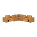 Upholstered Large Arms Sectional With Recliner Seats Home Essentials