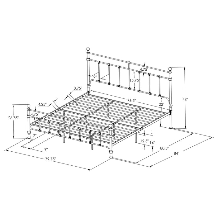 Durango - Open Frame Bed Furniture Max